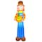 Airflowz Inflatable 7.5ft. Harvest Scarecrow Holding Pumpkin